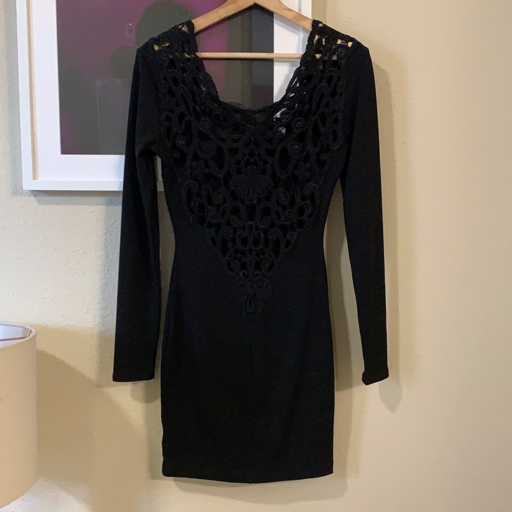Nasty gal mini lace long sleeve